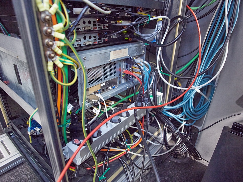 Rechnernetzwerk im Inneren von MODISSA