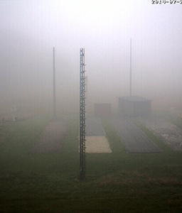 es sind verschiedene Messfelder im Nebel zu erkennen.