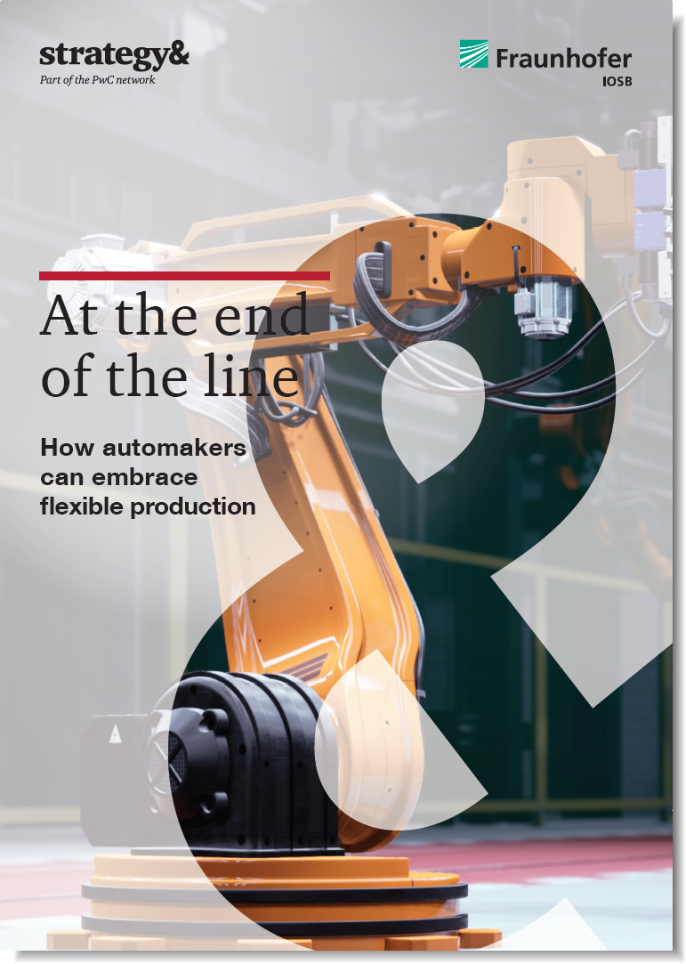 At the end of the line - selbstorganisierende Produktion Cover At the end of the line - How automakers can embrace flexible production
